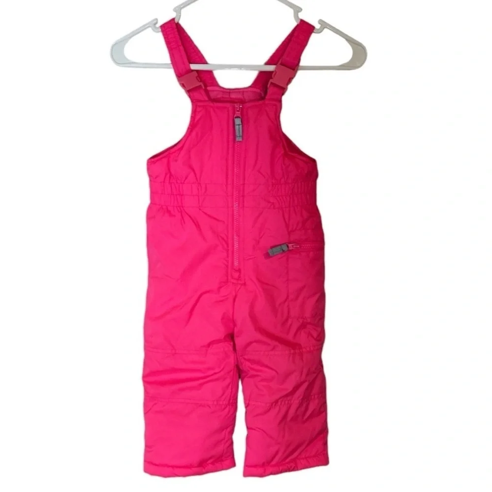 Snow overalls in hot pink size 24 months